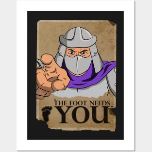 The Foot Needs You Posters and Art